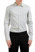 Dolce & Gabbana Men's Striped Long Sleeve Dress Shirt US 15.75 IT 40