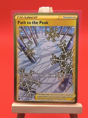 ポケモンカードゲーム  peak Path to the Peak 213/189 Astral Radiance Full Art Gold Secret Rare