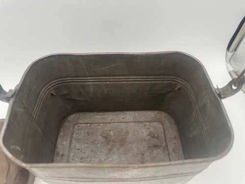 Antike Brotdose aus Blech Bergleute 3 Etagen Vintage selten 1800er Sammlerstück - Bild 8 von 11