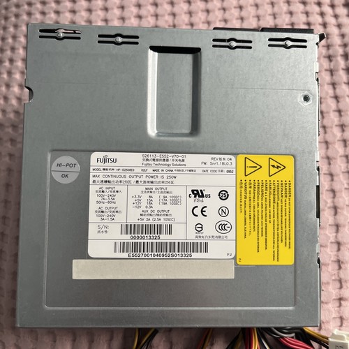 Netzteil PC Fujitsu Sprimo S26113-E552-V70-01 250W Power Supply