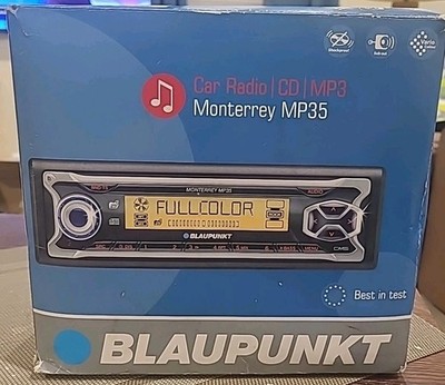 Blaupunkt Monterrey MP35 CD Player AM/FM Car Stereo, Used, Nice. In Box. 
