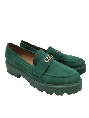 MOHITO Loafers Damen Schuhe Gr. DE 39 grün Casual-Look
