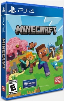 NEW SEALED Minecraft Starter Pack Edition PS4 Game + DLC Factory Sealed Disk