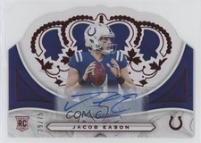 2020 Panini Chronicles Crown Royale Red Rookie 29/75 Jacob Eason Auto 0eo6