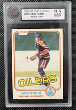 1981 O-PEE-CHEE #107 JARI KURRI RC ROOKIE KSA 9.5
