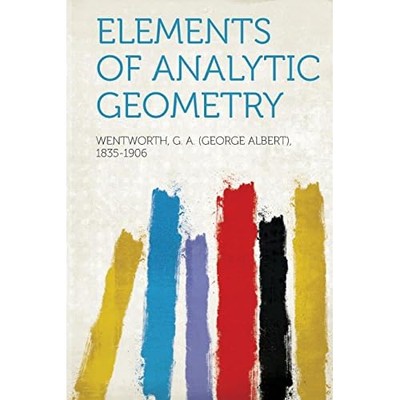Elements of Analytic Geometry -  NEW Not Available 2013