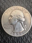 1956 D  Washington Quarter - 90% Silver; YOUR COIN pictured! ✓CS