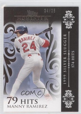 2008 Topps Moments & Milestones Black 24/25 Manny Ramirez #118 3s3