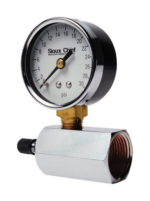 #ad #ad Sioux Chief 355 30PK1 Steel Pressure Gauge Assembly 3 4 FIP x 2 Dia. in. $28.50