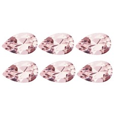 3.10 Ct IF [6 Pcs Lot] Excellent Pear 6.8 x 4.2 MM Pink 100% Natural Morganite