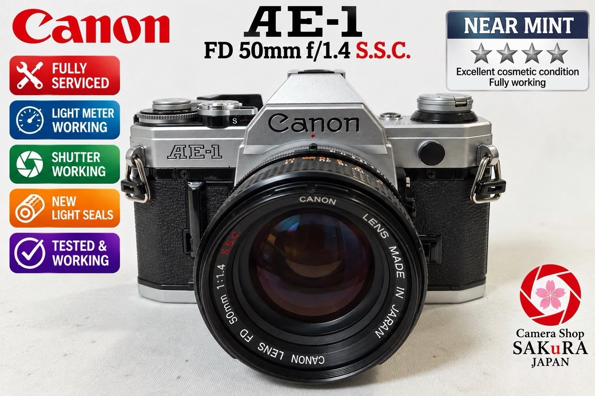 Canon Ae 1 50mm for sale - eBay