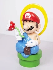UNCONSTRAINED ART SPACE Mario Polystone PU Figure Model Sofubi Toy H35CM(13.8in)