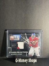 2008 Donruss Elite #CR-6 Brandon Jacobs Chain Reaction Jerseys Prime #/50