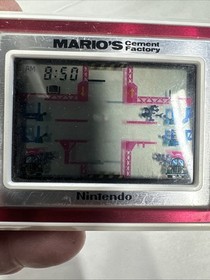 Nintendo Game and Watch Mario's Cement Factory ML-102, 1983 Excellent Working