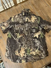 Scent Blocker Camo Shirt Men's Size Large Recon Realtree Xtra Hunting Vented