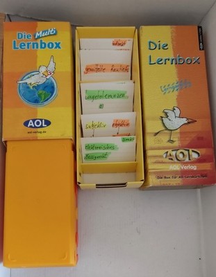 2 Stück AOL Lernboxen