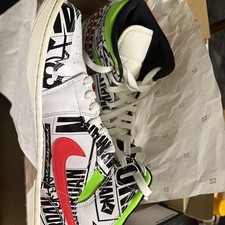 Size 10 - Air Jordan 1 Mid Over-Print Logos for sale online | eBay