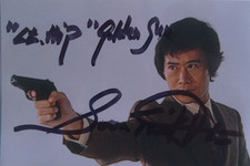 Soon Taik Oh (+) oryg. Autograf 10x15 JAMES BOND 007 GOLDEN GUN
