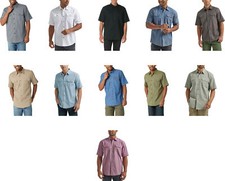 Wrangler Authentics Men's Short Sleeve Classic Woven Shirt