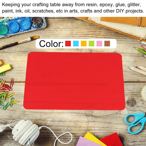 24"x16" Silicone Mat, Non-Slip Resin Casting Crafts Pad Sheets Protector, Brown - Afbeelding 6 van 6