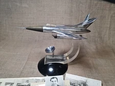 Tabletop model of a Soviet military aircraft. Vintage USSR. 70s.