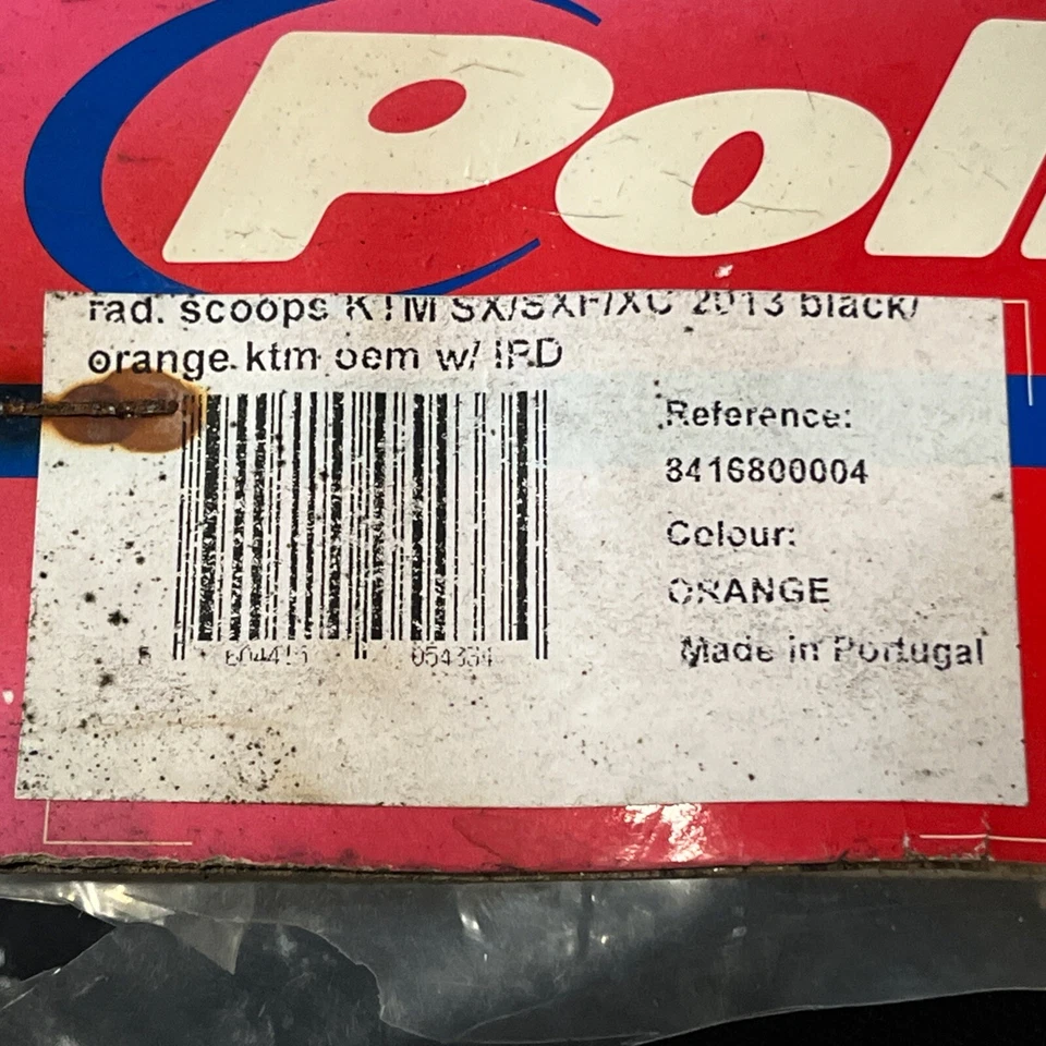 Cucharas de radiador Polisport 2013-2016 KTM 125 250 300 350 SX SXF EXCF EXCF Foto 3 de 4