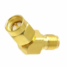1x 45 Degree Adapter Connector for FPV Race Goggle Antenna (SMA Male to SMA