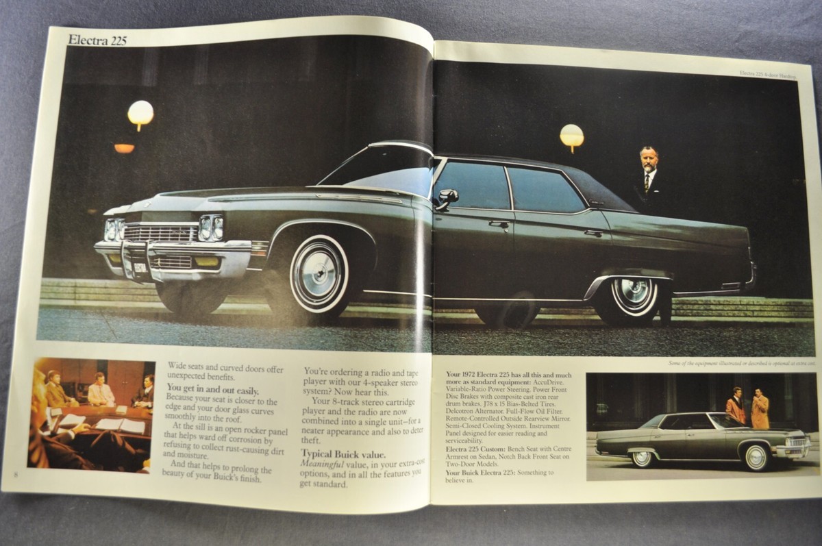 1972 Buick Brochure GS Skylark Riviera LeSabre Electra Centurion