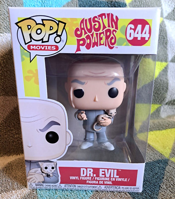 Dr Evil Pop 644 - Austin Powers Funko Pop! Vinyl 2018 Vaulted + Protector