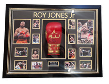 Luxury Framed Roy Jones Jr  Signed Boxing Glove! Roy Jones Junior