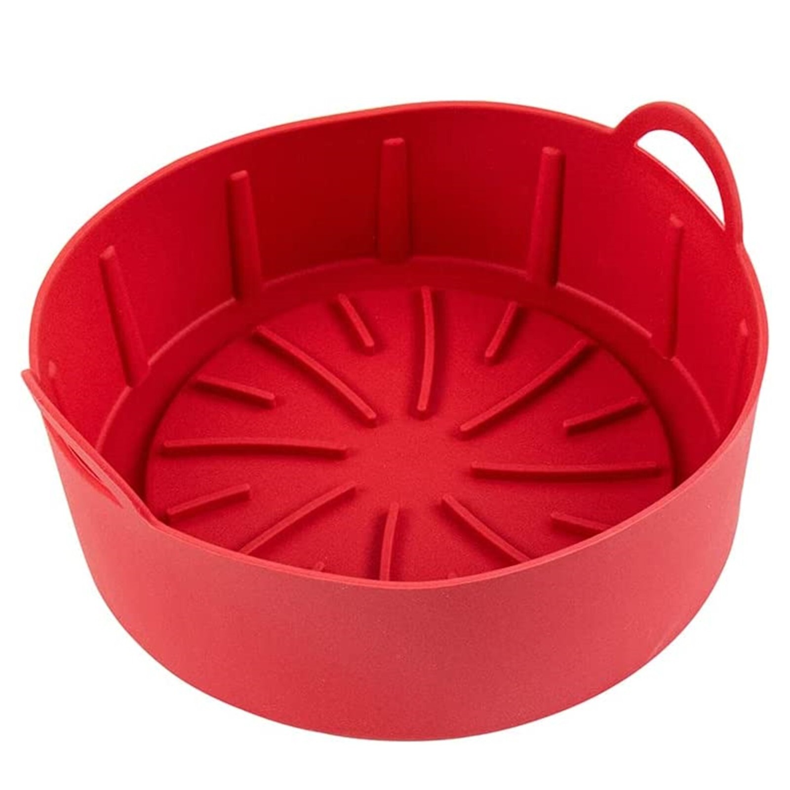 Silicone Air Fryer Liners 2 PCs Reusable Round Silicone Baking Pan