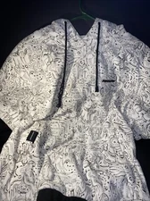 Fieldsheer RainGuard Kenytex Motorcycle Sweater Hoodie Black AOP Men Size XL