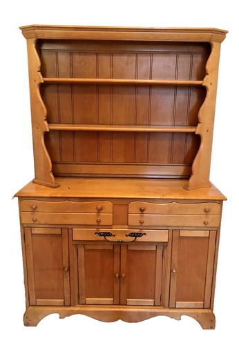 Drexel 1940s Dining Room Set (includes Table, 6 chairs, Hutch