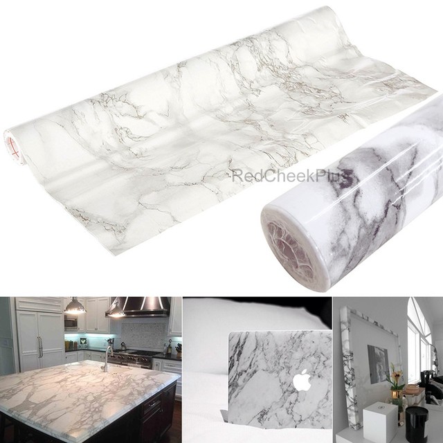 20 Inch Diy Marble Contact Counter Self Adhesive Peel Stick Paper