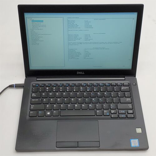 Dell Latitude 7290 Laptop Intel i7 8650U 1.90GHZ 12.5" HD 8GB RAM NO HDD/BATTERY - Picture 1 of 12