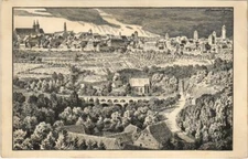 Old postcard AK Rothenburg - GERMANY (1075056)