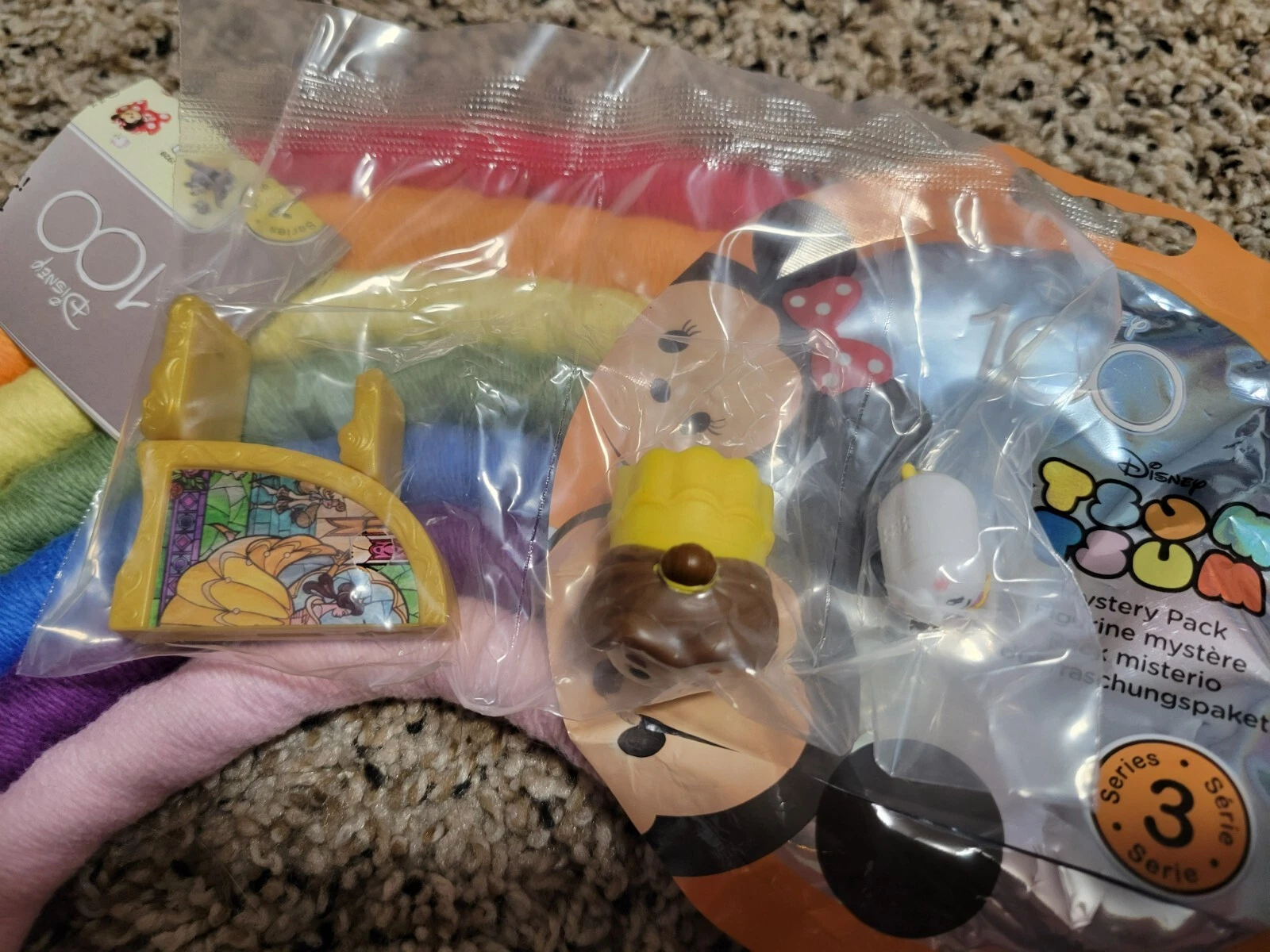  100 anos de maravilha tsums pacote mistério figuras série 3&4&5 aberto 