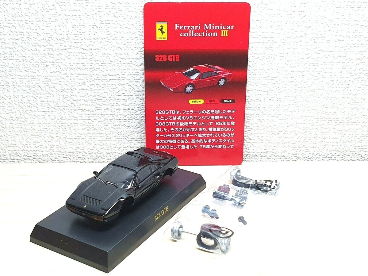 Kyosho 1/64 FERRARI 328 GTB BLACK diecast car model NEW | eBay