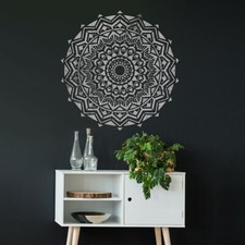 Tribal Fire Mandala - Stencil For Walls - Large Design For Walls and Furniture