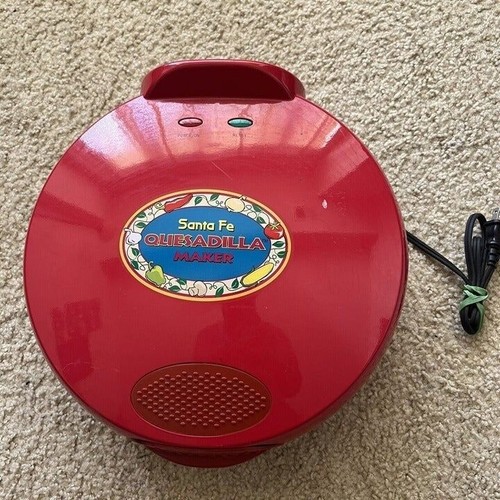 Salton Santa Fe 12" Quesadilla Maker Non Stick QM2SFR Red Kitchen