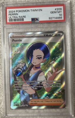 2024 Pokemon Twm En-Twilight Masquerade #209 Perrin PSA 10 | eBay