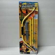 Vintage Archery Game Set Bow And Arrow Hunting Kids Toy