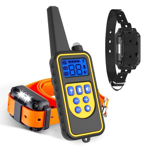 3000 FT Dog Training Collar Rechargeable Remote Shock PET Waterproof Trainer US - Picture 13 of 33