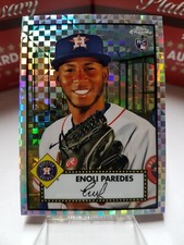 2021 Topps Chrome Platinum Anniversary X-Fractors #57 Enoli Paredes RC