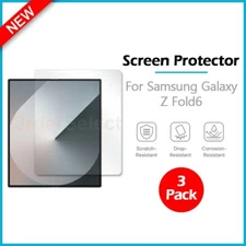 3-Pack LCD Ultra Clear Hydrogel Film Screen Protector for Samsung Galaxy Z Fold6