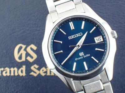 Grand Seiko SBGV017 9F82-0AD0 Quartz Blue Green Dial Date Men's