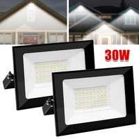 2X 30W 3000Lm Led Fluter AußEn Strahler Flutlicht Scheinwerfer Garten Lampe IP66