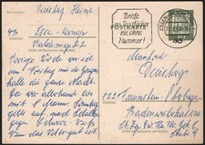 BRD Postkarte 1963 mit Stempel ESSEN ALTENESSEN Nr. 113