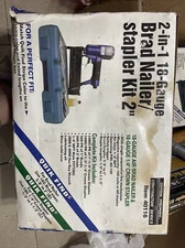 Central Pneumatic Contractor Series 2-in1 40116 Nailer/Stapler 18 Gauge Kit 2"