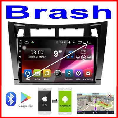 for TOYOTA YARIS 2005-2011 PRO SERIES  360 CAMERA GPS APPLE CARPLAY ANDROID AUTO